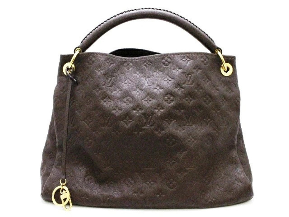 Louis Vuitton Monogram Handbag Artsy Empreinte Terre Brown
